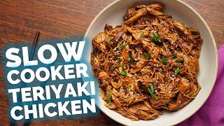 The Easiest 6-Ingredient Slow Cooker Chicken Teriyaki Chicken You'll Ever Make