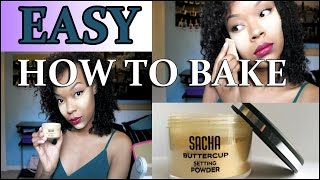 EASIEST Baking Tutorial!! SACHA COSMETICS