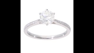 Platinum 1.15ct Diamond Solitaire Ring