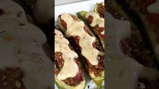 Vegan Stuffed Zucchini!