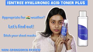 Isntree Hyaluronic Acid Toner Plus Review #nonsponsoredreview