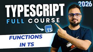 TypeScript Tutorial #23 - Functions
