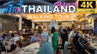 EXPERIENCE Hua Hin's NIGHTTIME MAGIC in 4K! Thailand Beach Town!