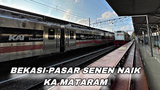 DAPAT VIEW INDAH NAIK KA MATARAM BEKASI-PASAR SENEN