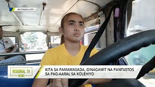 Regional TV News: Babaeng estudyante, hinahangaan sa abilidad nito sa pamamasada ng jeepney