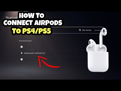 *НОВОЕ* Как подключить AIRPODS к PS4/PS5 в 2022 году! (НОВЫЙ МЕТОД)