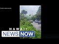 Sinkhole in Hauula closes northbound lane of Kamehameha Highway