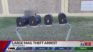 Large Mail Theft Arrest