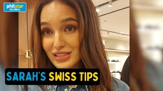 Sarah Lahbati may tips para sa mga gustong pumunta ng Switzerland