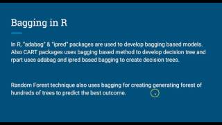 Predictive Modeling with Bagging Approach in R | R Programming