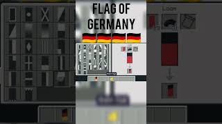Minecraft flag of Germany #minecraft #shorts #germany