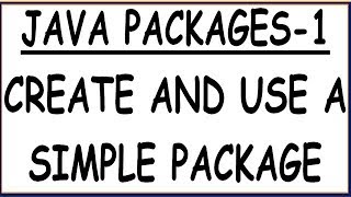 JAVA PACKAGE (PART-1) | JAVA PACKAGE (HINDI)