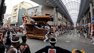 岸和田だんじり祭　午前曳行　２　2022年9月17日