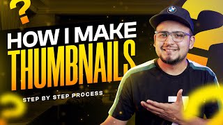 ⚡Make PROFESSIONAL Youtube Thumbnails in Photoshop Full Process!