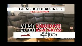 Grover's Fine Furniture - Going Out Of Business Commercial 2