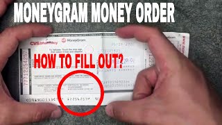 ✅ How To Fill Out Moneygram Money Order 🔴