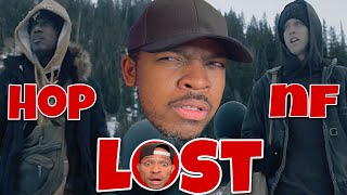 Battle Rapper REACTS to NF -Lost -ft Hopsin W/ Black Pegasus