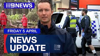 Wild weather impacting thousands; Police officer injured in ramming accident | 9 News Australia