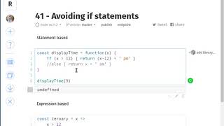 41 - Avoiding If Statements
