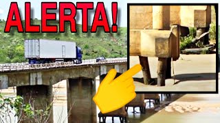 ALERTA DE EMERGÊNCIA! ponte prestes a cair na barragem do Rio Jequitinhonha em Itapebí-BA\