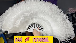 Fan  🪭Tutorial Burlesque💃👯‍♂️  Foam Fan DIY #diy #handmade #burlesque #burlesque_dancer