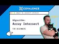 Conquer the JavaScript Interview: Array Intersect [Beginner Skill Level]