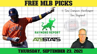 Free MLB Picks 9/23/21 - MLB Baseball Predictions By @ATS STATS ...