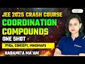 Coordination Compounds One Shot |  Concepts + PYQs + Mindmaps | JEE Main 2025 | Nabamita Ma'am