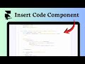 How to add code component in Framer (Pro Workflow)