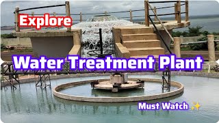 How a water treatment plant works.😎 And see how it looks.ನೀರಿನ ಸಂಸ್ಕರಣಾ ಘಟಕ✨👍