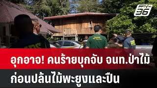 อุกอาจ! คนร้าย 5 คน บุกจับ จนท.ป่าไม้ ก่อนปล้นไม้พะยูงและปืนหลบหนี   | โชว์ข่าวเช้านี้  | 11 พ.ย. 67