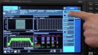 LTE-A 256QAM 변조 분석 간소화 | 멀티터치 UI를 갖춘 키사이트 MXA 신호 분석기