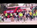 cyclists exchange places with arriva london bus drivers