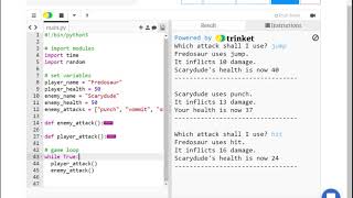 Monster Battle 5 (Python) - Game Loop