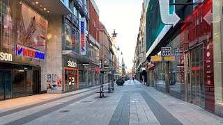 Stockholm Walks: Drottninggatan - Karlbergs Palace (4 km for treadmill or exploring, natural sound)