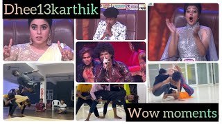 Dhee13 karthik wow moments ||priyamani ||ganeshmaster ||purnaa ||sekharmaster