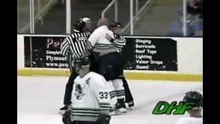 Hockeyfighters.cz  Jeff Phillips vs Cam Janssen.wmv