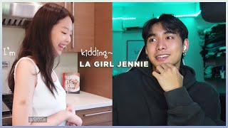 JENNIE - LA Vlog reaction | la girl jennie | Joshua Decena