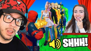 My Girlfriend Went UNDERCOVER in my FASHION SHOW! (Fortnite)