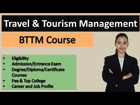 Travel And Tourism Management Course, BTTM Course In India - YouTube