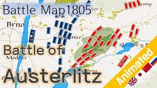 (Battle Map)the battle of Austerlitz_1805 Napoleon war