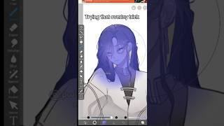 Trying Ibispaint overlay trick✨ #ibispaintx #tutorial #digitalart