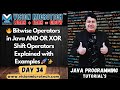🔥 Bitwise Operators in Java | AND OR XOR Shift Operators Explained with Examples 🚀 ✨