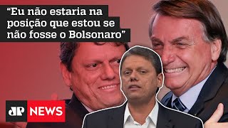 Tarcísio: “Sou muito leal a Bolsonaro, devo minha trajetória política a ele”
