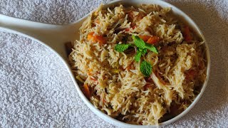 ഈസി വെജിറ്റബിൾ ബിരിയാണി ഇൻ കുക്കർ / Easy veg Biryani in cooker