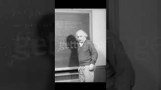Albert Einstein doing physics | very rare video footage #shorts