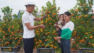 Single mother Tieu Lan was very happy when Alex took her shopping for Tet.