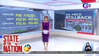 Oil price rollback | SONA