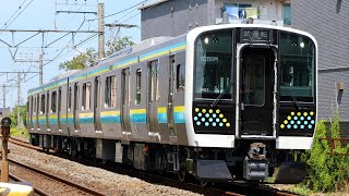 【4K】E131系R01編成 房総・鹿島エリア新型車両 外房線内性能確認試運転 茂原～新茂原 2020/8/18～20