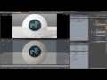 how to texture a logo on glass in modo 3d tutorial